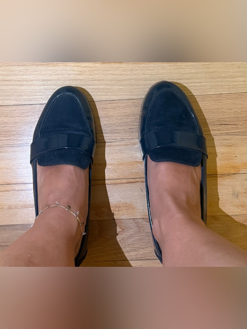 Well-Worn Navy Loafers | Event Planner Worn Daily